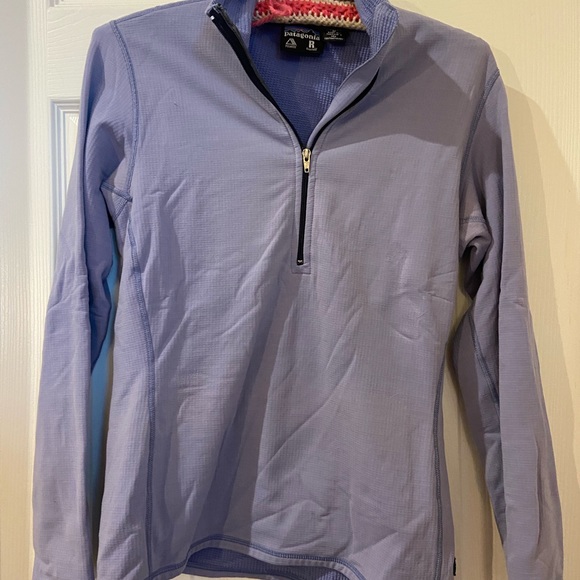 Periwinkle Patagonia Quarter Zip Fleece Size Med - Picture 1 of 4